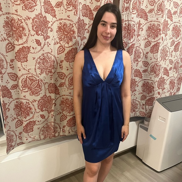 Designer London Times Satin-Silk party dress 💕 - Picture 10 of 12